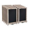 Flash Furniture Weathered Magnetic Table/Hanging Chalkboards, 10PK 10-HFKHD-GDI-CRE8-822315-GG